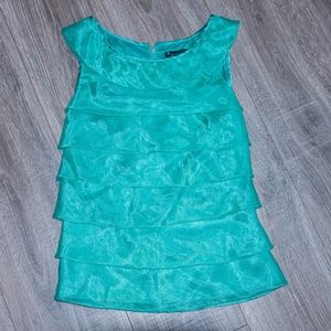 Seafoam green Tiered layered Tank